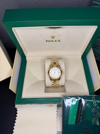 Reloj Rolex Oro Blanco Diamantes mujer