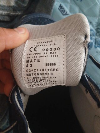 Zapatillas de seguridad POSSTER Talla 43