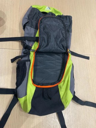 Mochila Montaña/Excursión Niño Gris/Verd