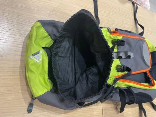 Mochila Montaña/Excursión Niño Gris/Verd