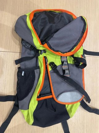 Mochila Montaña/Excursión Niño Gris/Verd