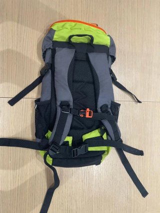 Mochila Montaña/Excursión Niño Gris/Verd