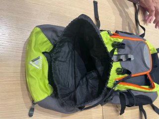 Mochila Montaña/Excursión Niño Gris/Verd
