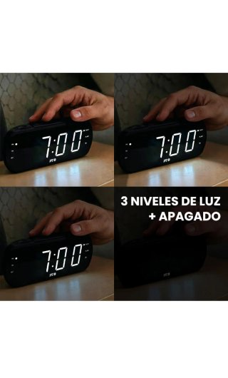 Radio Despertador SPC FRODI View Negro