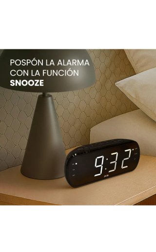 Radio Despertador SPC FRODI View Negro