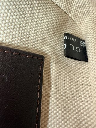 Borsa Gucci Beige con Strass e Catena Oro