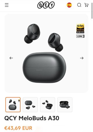 QCY MeloBuds A30 Auriculares Inalámbricos ANC