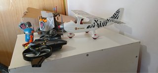 Lote Playmobil: Avión, Robot, Coche y más