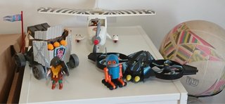 Lote Playmobil: Avión, Robot, Coche y más