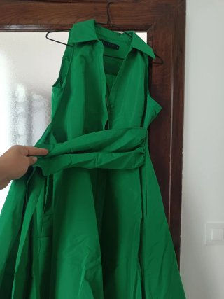 Vestido verde El Corte Inglés