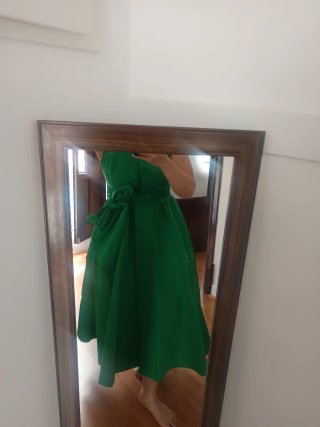 Vestido verde El Corte Inglés