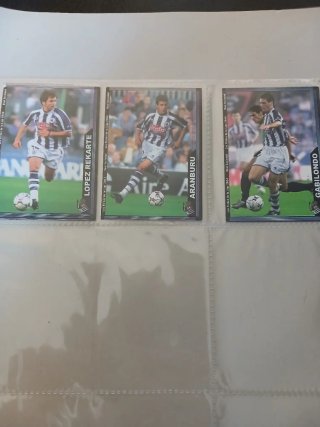 Fichas Liga 2004 Futbol Paks 3 equipos