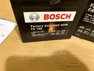 Batería Bosch AGM FA 106 12V 12Ah