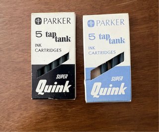 Cartucce Parker Super Quink anni '60
