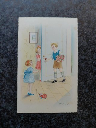 11 Postales Antiguas Años 40/50
