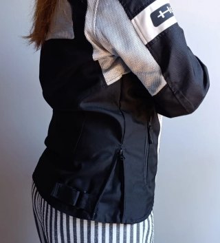 Chaqueta Moto de verano Held Mujer Negra/Gris
