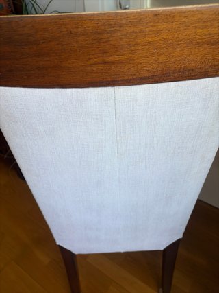 Juego 6 Sillas Comedor Tapizadas Madera.
