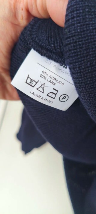 Chaqueta cárdigan azul Usoa