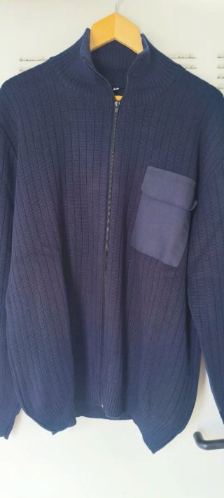Chaqueta cárdigan azul Usoa