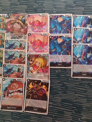Cartas One Piece OP17 Mazo Luffy