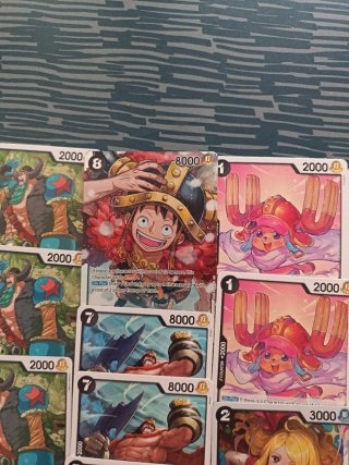 Cartas One Piece OP17 Mazo Luffy