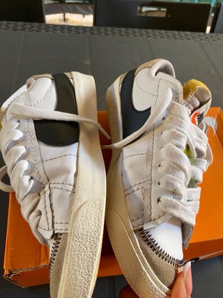 Nike Blazer Low 77 Jumbo White Black - 41 EU
