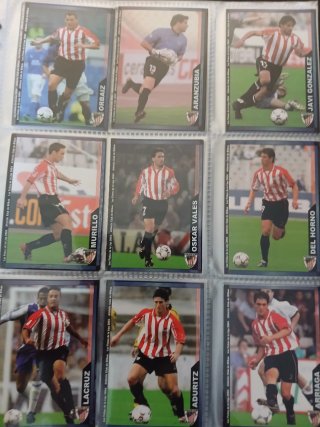 Fichas Liga 2004 packs 3 equipos