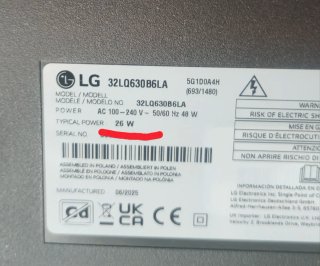 Televisor Smart TV LG Negro 37'