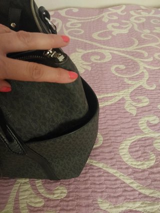 Bolso Michael Kors Tote Original Negro/Gris