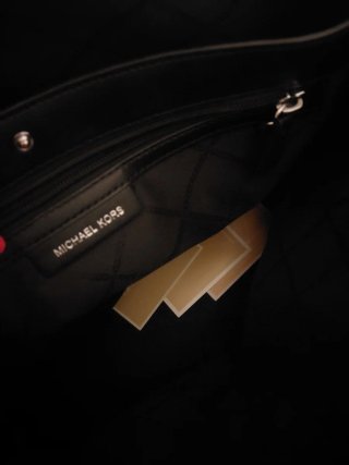 Bolso Michael Kors Tote Original Negro/Gris