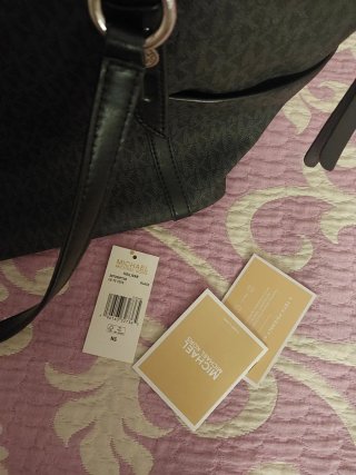 Bolso Michael Kors Tote Original Negro/Gris