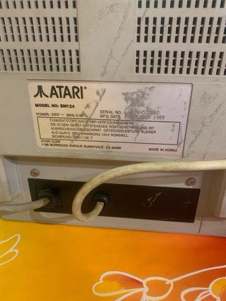 Atari 1040 STF + Monitor SM124