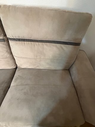 Sofá chaise longue con motor gris