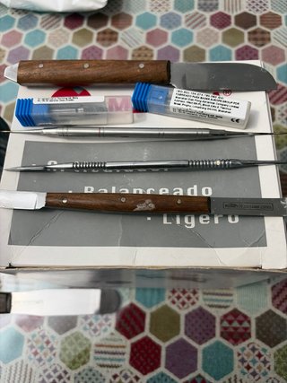 Set de instrumental de protesis dental