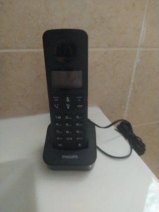 Teléfono Inalámbrico Philips Negro Nuevo