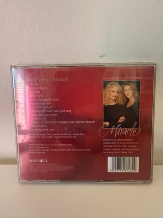 CD Celine Dion & Anne Geddes Miracle