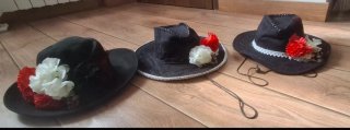 Lote 3 Sombreros Disfraz Catrina