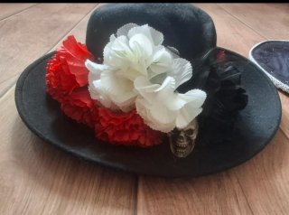 Lote 3 Sombreros Disfraz Catrina