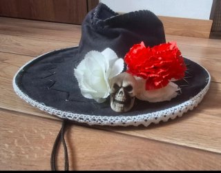 Lote 3 Sombreros Disfraz Catrina