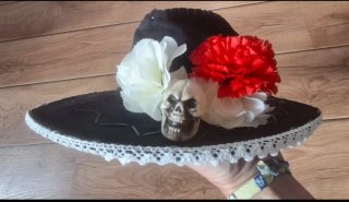 Lote 3 Sombreros Disfraz Catrina