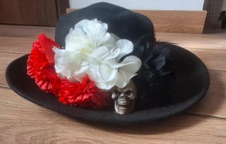 Lote 3 Sombreros Disfraz Catrina