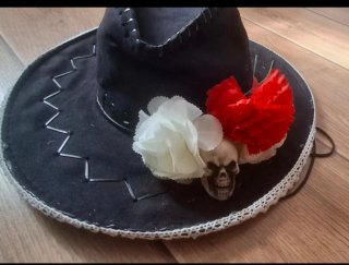 Lote 3 Sombreros Disfraz Catrina