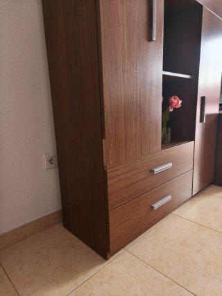 Lote Muebles Madera Marrón
