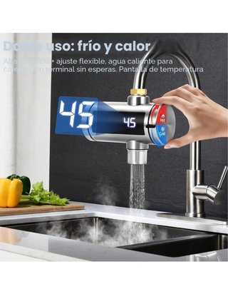 Chollo! Calentador Agua Acero Inoxidable Digital