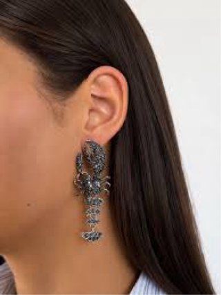 Pendientes Zara Langosta