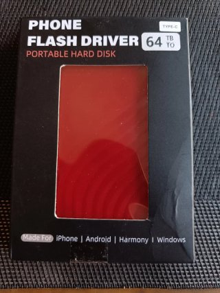 2 Discos Duros Portátiles 64TB y 16TB