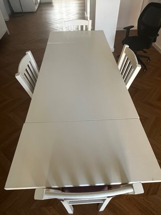 Tavolo pranzo allungabile + 4 sedie