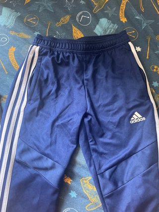 Pantalones Adidas Negro y Azul Talla L