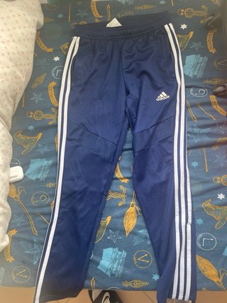 Pantalones Adidas Negro y Azul Talla L