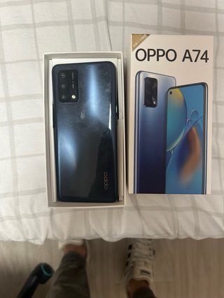 Oppo A74 128GB Nero/Blu